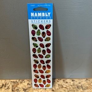 HAMBLY STUDIOS PRISMATIC STICKERS -MICRO LADY BUGS